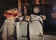 Paul Cezanne The Black Marble Clock Spain oil painting artist